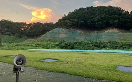 クレー射撃ラウンド券(2ラウンド クレー50枚)×4枚 F21E-421