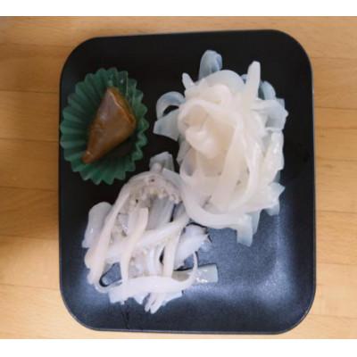 ふるさと納税 羅臼町 【北海道知床産】スルメイカ刺身　IQF生冷凍　100g×4パック
