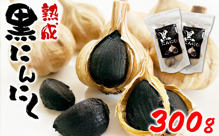 
            熊本県産 熟成 黒にんにく  300g(150g×2袋)【無添加】
          
