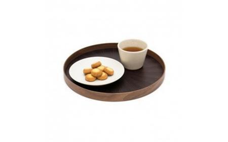 Round Rays Tray S 黒檀 ebony  ｜トレー プレート お皿 皿 食器 インテリア
