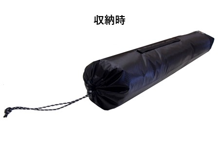 オクトス CORDURA トレッキングポールバッグ ブラック キャンプキャンプキャンプ