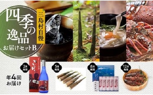 【定期便】三島村自慢　四季の逸品お届けセットーBー（年4回お届け）