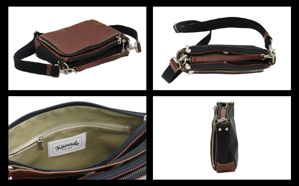 豊岡産鞄 牛革ショルダー（No.9007-20）ブラウン / かばん カバン 鞄 バッグ