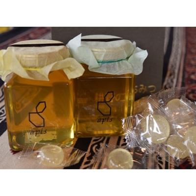 ふるさと納税 丸森町 耕野のはちみつ240g2本セット,栃はちみつ飴