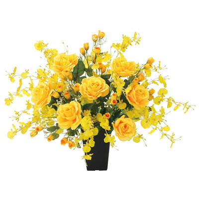 【ふるさと納税】造花 光の楽園 W70×D40×H55cm 760g ゴールドエース 光触媒 消臭 抗菌 防汚 静岡県浜松市