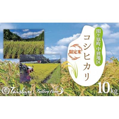 ふるさと納税 関ケ原町 関ケ原町中挟地区限定米 コシヒカリ 精米 10kg