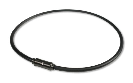 uFit 磁気ネックレス【ブラック・51cm】 【 ネオジウム 磁石 凝り緩和 血行 医療機器 ネックレス 磁気 】
