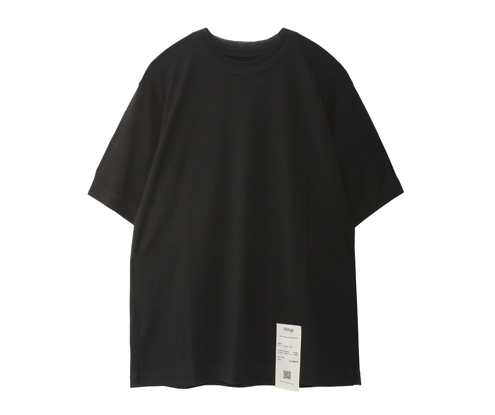 
[60-05] 【尾州産】想像を覆す極上メリノウール100%Tシャツ（ブラック）
