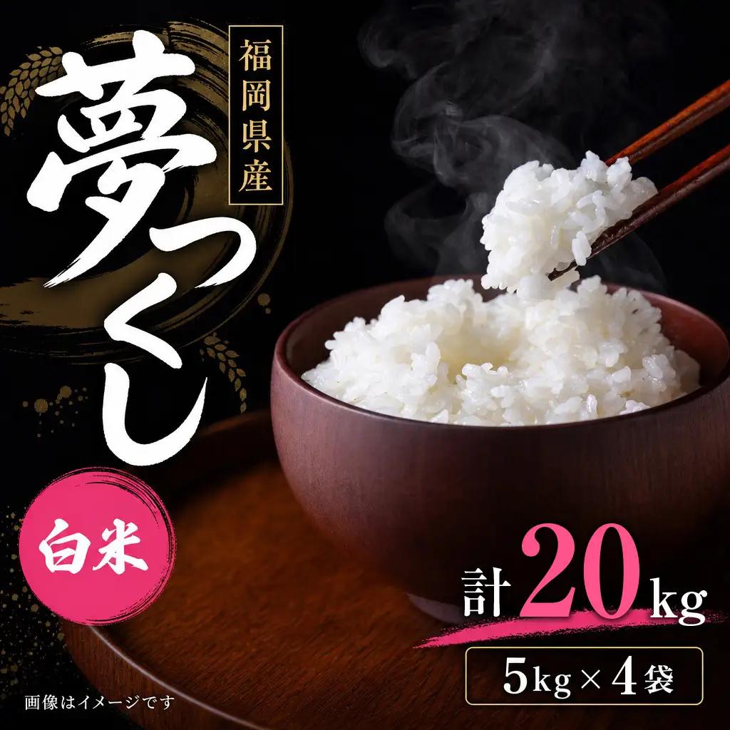 【令和7年産】 福岡県 大木町産 夢つくし 20kg　BC06
