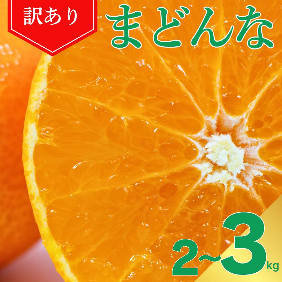 【ふるさと納税】 先行予約 選べる 容量 訳あり まどんな 2kg 3kg 2026年 12月上旬 発送 サイズ ミックス マドンナ 愛果28号 柑橘 フルーツ 果物 旬 みかん 国産 お取り寄せ 家庭用 おやつ 甘い ゼリー 食感 さわやか 甘味 期間限定 味覚 薄皮 愛媛県 愛南町 愛なんよ