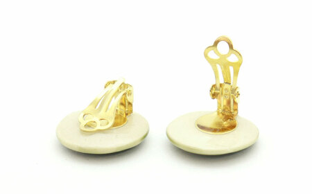 【美濃焼】 緑むら タイル イヤリング 直径20mm 瑞浪市 / TILEmade タイル アクセサリー ハンドメイド [AZCD075]