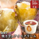 【ふるさと納税】【アイスと焼き芋セット】つぼやきいもアイスクリーム 6個 壺でじっくり焼いた冷凍つぼやきいも 500g 国産 スイーツ 焼き芋 さつまいも 袋井市 セット 　【 お菓子 おやつ 濃厚ミルク 天然スイーツ 食後 デザート 】