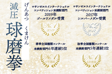 【年4回定期便】 減圧球磨拳 25度 1.8L 2本セット 米焼酎 お米 米 焼酎 しょうちゅう お酒 酒 さけ 減圧 黄麹 無濾過 低温発酵 フルーティー アルコール 定期便 定期 定期発送 熊本県