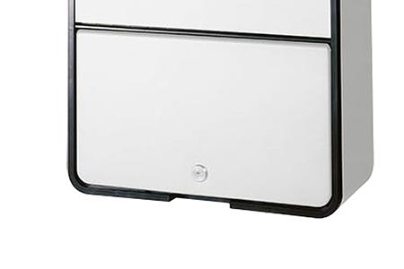 [グリーンライフ] 鍵付スチール郵便ポスト（郵便受け） マットアイボリー【015P014】