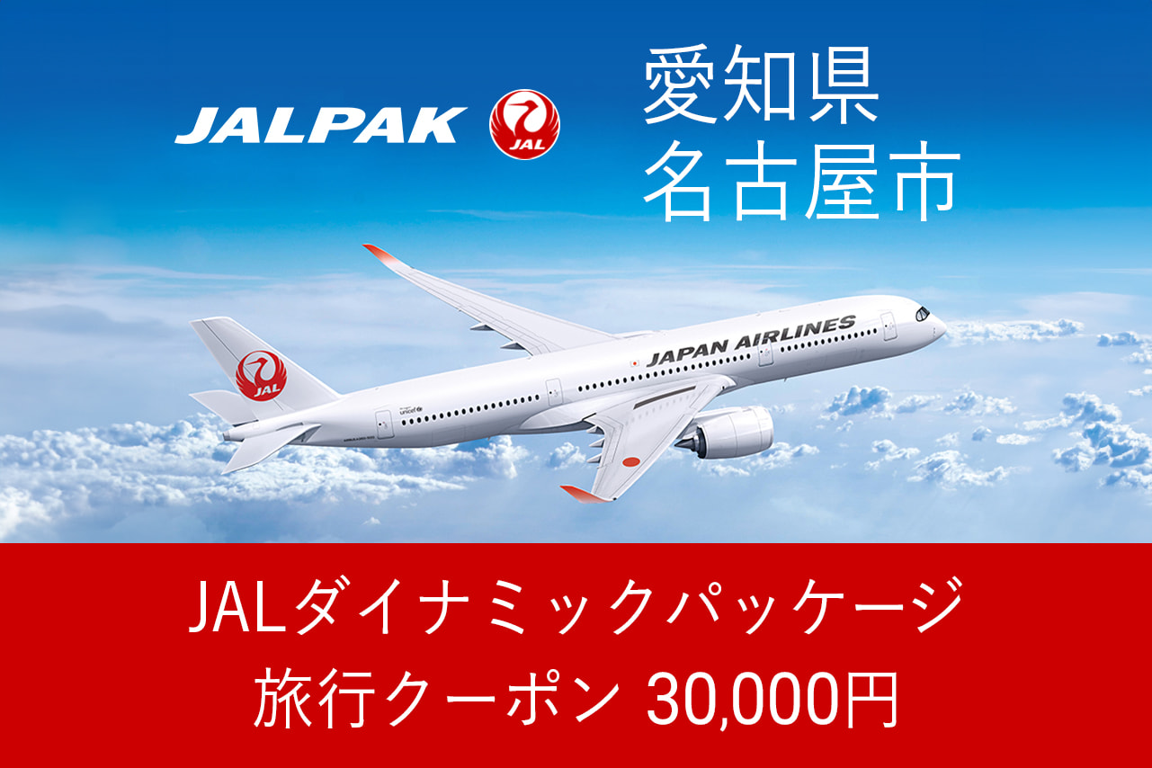 【愛知県名古屋市】30,000円分JALダイナミックパッケージ旅行クーポン