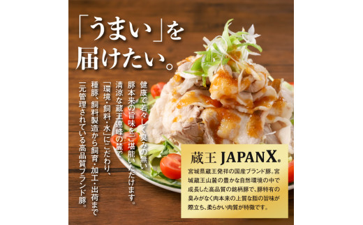 JAPAN X 豚モモ2mmスライス/計2.4kg (200g×12パック・真空包装)