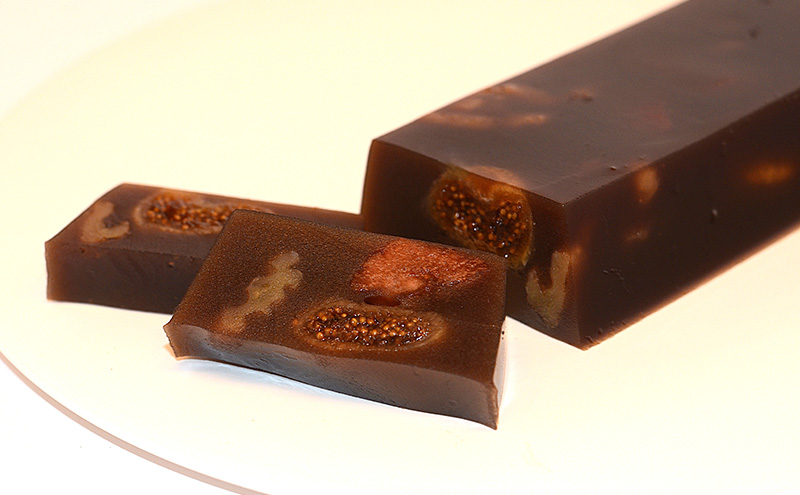 羊羹 ドライフルーツの羊羹 ようかん 和菓子 お菓子 おやつ ドライフルーツ 北海道産 小豆 沖縄県西表島 黒糖 ラム酒 無花果 苺 胡桃 お酒のおつまみ 大田区 東京都