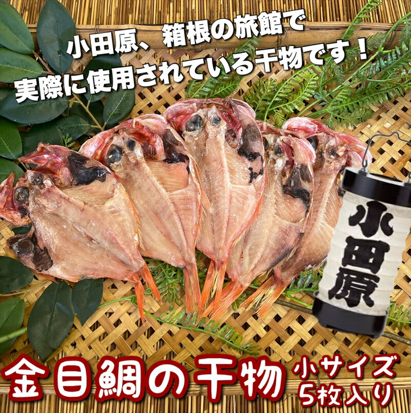 【ふるさと納税】金目鯛の干物 小サイズ 5枚セット【 神奈川県 小田原市 】