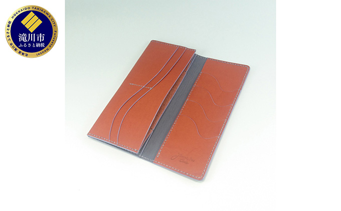 Vague 長財布（ルージュ）