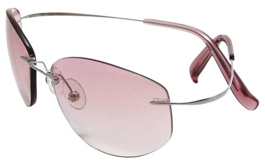 めがねのまちさばえ”より～優しい包まれる安心感『オールタイムサングラス（ チタン／チタンＦ）』女性用　ピンク