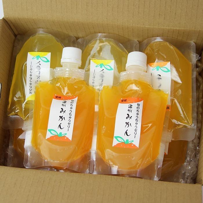 ちゅうちゅうゼリー （175g）×8本セット 果汁 ゼリー 飲料 柑橘 ゼリー パック みかん 果物 ゼリー スイーツ 愛媛県 松山市 人気おすすめ