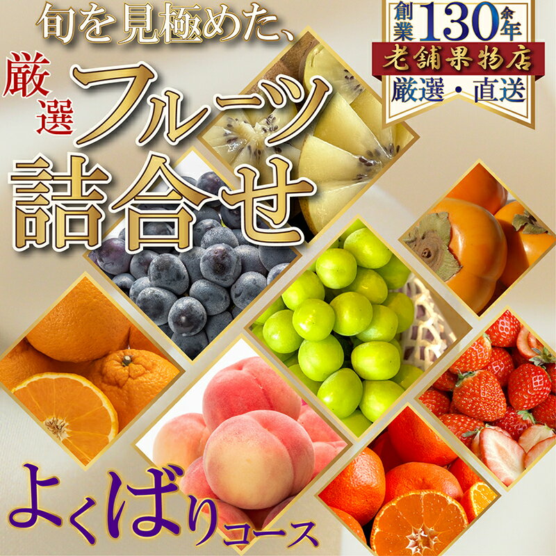 【ふるさと納税】旬を見極めた、厳選フルーツ詰合せ-よくばりセット-（1回便）