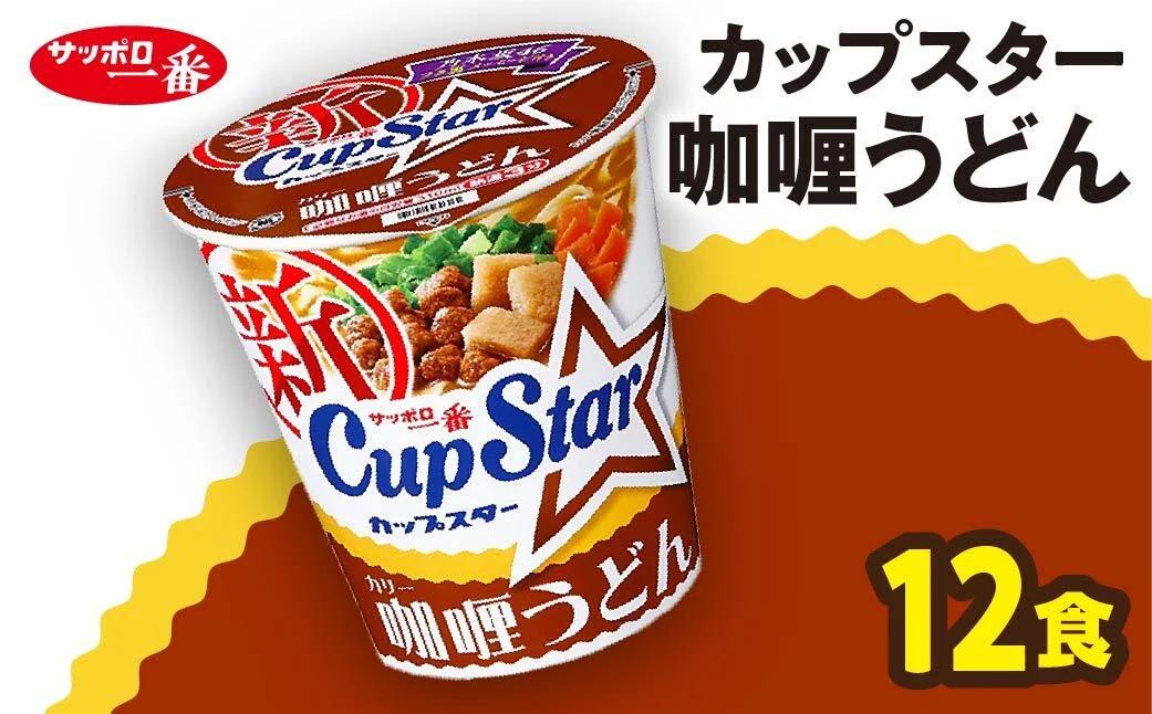 サッポロ一番 カップスター カレーうどん×12食｜ラーメン らーめん まとめ買い 手軽 簡単 便利 詰め合わせ インスタント麺 インスタント インスタントラーメン カップ麺 年越し 時短 食べ比べ 即席麺 非常食 保存食 常温 保存 群馬県 前橋市
