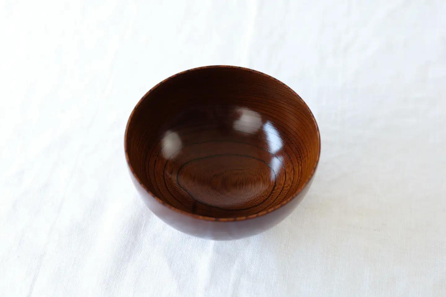 小田原漆椀ケヤキ 大　｜食器 お椀