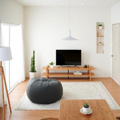 ふるさと納税 岡崎市 【ハナロロ】 ビーズクッション メガオニオン360リットル ニットカバー付(チャコールグレー) |  | 03