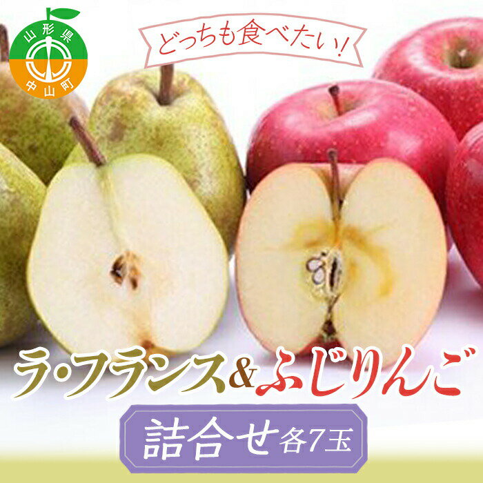 【ふるさと納税】【2025年先行予約】どっちも食べたい！たくさん食べたい！！詰合せ《ラ・フランス＆ふじりんご》 期間限定 数量限定 ラフランス 洋ナシ 洋梨 リンゴ セット F4A-0054
