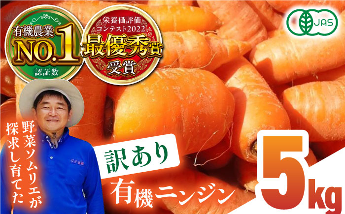 
【訳あり】有機 ニンジン 規格外品 約5kg 有機野菜 にんじん 人参 有機JAS認定 オーガニック野菜 有機野菜 熊本県産 訳あり 野菜 ワケアリ 野菜 山都町産 有機野菜 産地直送【グリーンファーム矢部】[YDC004]
