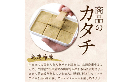 栗菓子処やまつ 栗きんとん300g×2（冷凍） F4N-2354