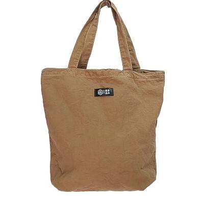 ふるさと納税 熊野市 熊野番茶染めキャンバストートバッグ　茶色(銅媒染)