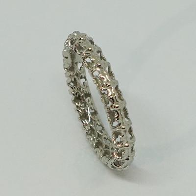 ふるさと納税 南アルプス市 フローラルリング PT(プラチナ)【9号】