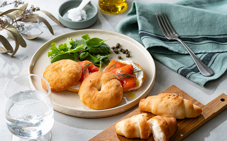 No.356 さやりん食パンのこなだもんパンセット ／ 米粉パン 米粉100％ 食パン ベーグル 塩パン パン詰め合わせ 食べ比べ 特別栽培米 有機栽培 甘み 旨味 大阪府