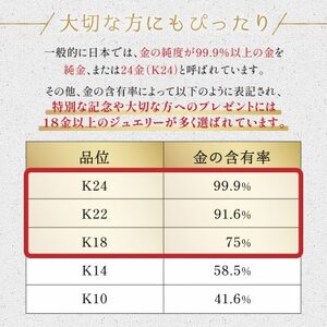 K24純金インゴット20g ペンダントヘッド【配送不可地域：沖縄県】【1504385】