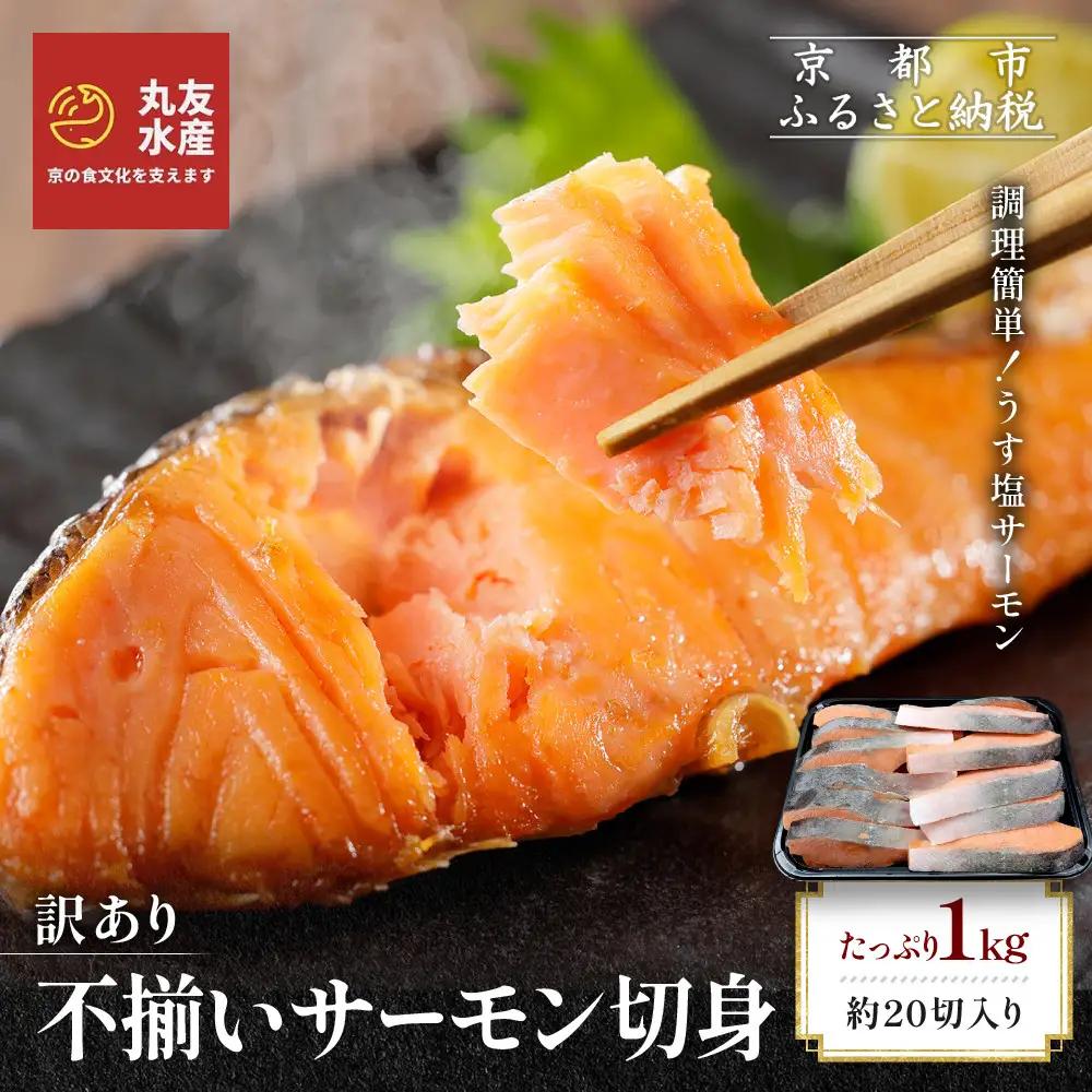 訳あり サーモン切身 1kg 約20P サーモン