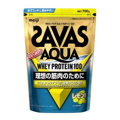 ふるさと納税 倉敷市 明治 ザバス アクア レモン 700g 1袋 SAVAS プロテイン 明治プロテイン