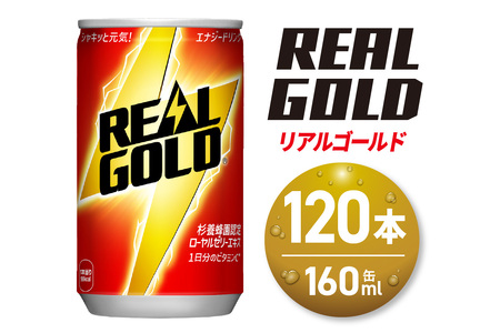 リアルゴールド 160ml缶×120本 【札幌市の魅力】 リアルゴールド エナジードリンク 札幌のリアルゴールド 人気のエナジードリンク 炭酸飲料 ローヤルゼリー配合