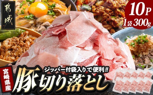 
                  宮崎県産豚切り落とし3kg(ジッパー付袋入り)_13-15-009-3kg_(都城市) 宮崎県産 豚肉 ウデ モモ 切り落とし チャック付き 小分け 冷凍 かさばらない 使い勝手抜群 豚肉 小分け 使いやすい 焼きそば カレー 生姜焼き 肉野菜炒め アレンジ
                