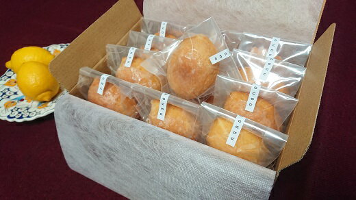 【ふるさと納税】ケーキ工房菜の花 無添加レモンケーキ (12個入り)