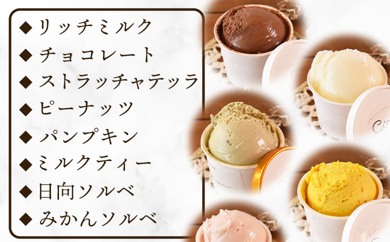＜おまかせセット 季節のジェラート 12個＞選べる お店セレクト フレーバー お任せ 【MI543-ci】【Ciao Gelateria】