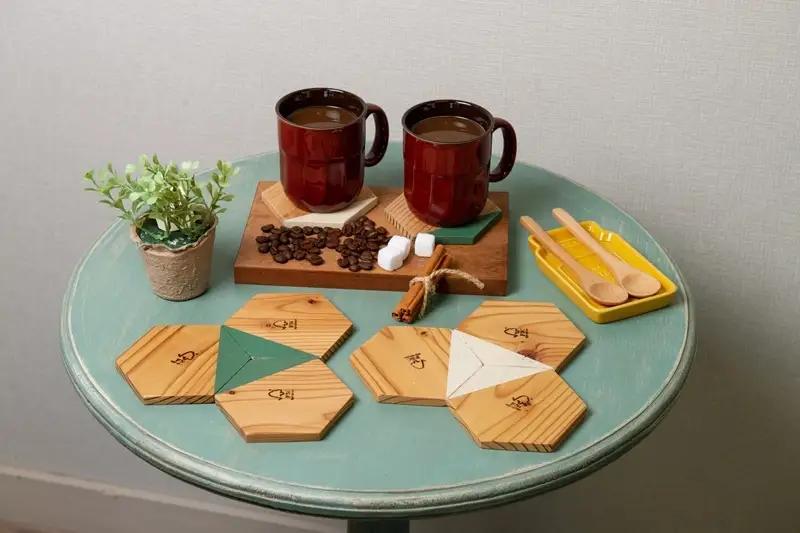 【ふるさと納税】 HOKKAIDO WOOD 山ブローチ春色 1個 美幌町産カラマツ使用 ギフト プレゼント 北海道 美幌町 カラマツ