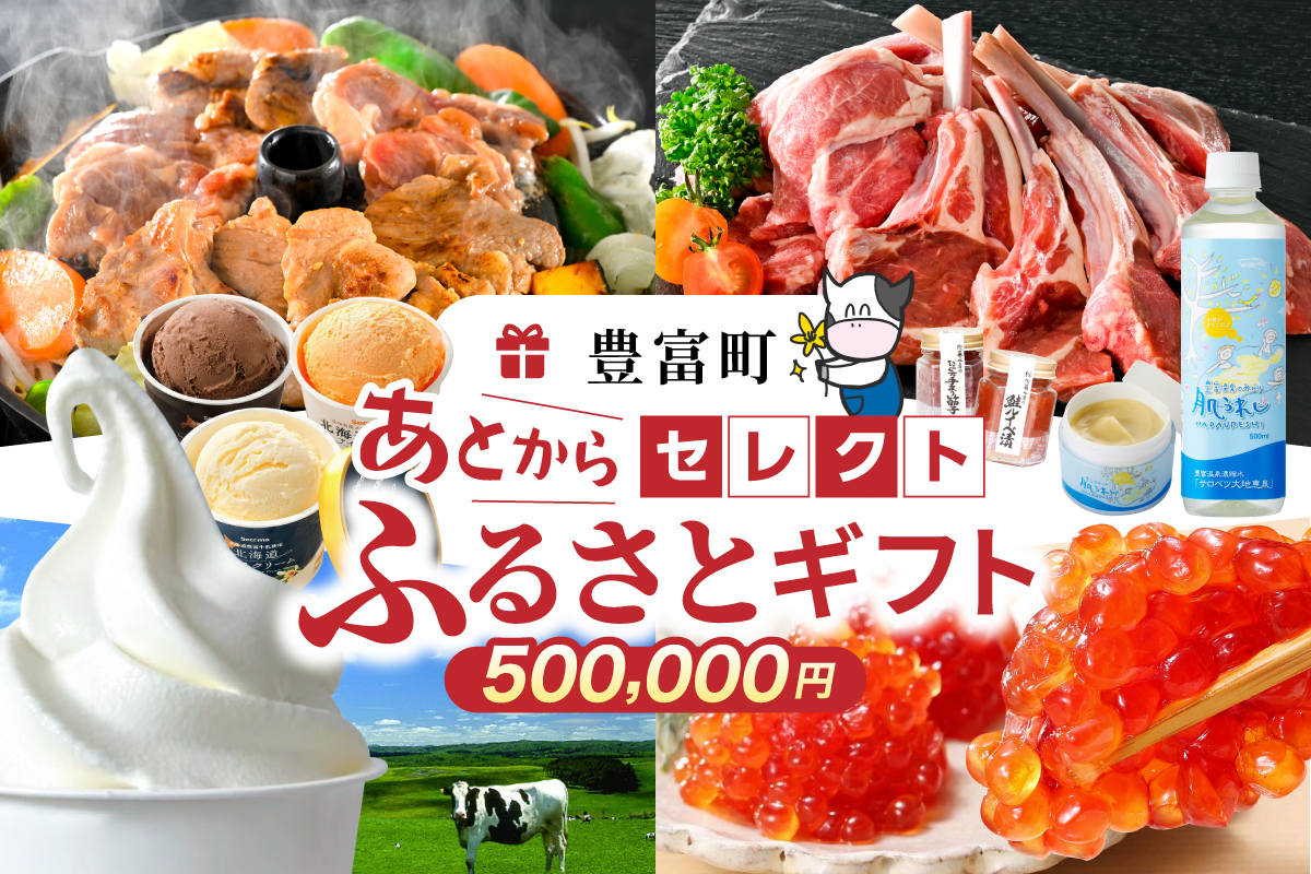 あとからセレクト【ふるさとギフト】寄附50万円相当　あとから選べる！　ギフト　北海道豊富町