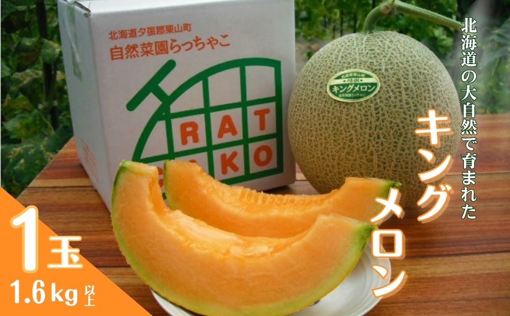 【数量限定】北海道の森が育てた奇跡のキングメロン 1玉