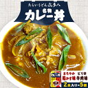 【ふるさと納税】名物カレー丼 5個入 たらいうどん喜多八《30日以内に出荷予定(土日祝除く)》大阪府 羽曳野市 送料無料 カレー 丼 牛肉 脂かす 㐂多八 災害備蓄用 防災食 保存食 レトルト