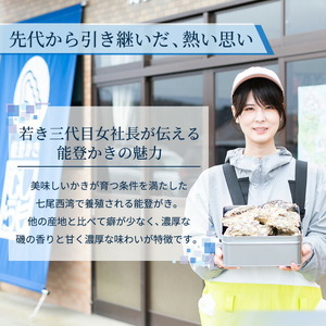 石川県七尾産 能登かき 殻付き（約25個） ※2025年1月上旬～5月下旬頃に順次発送予定 ※北海道・沖縄・離島への配送不可