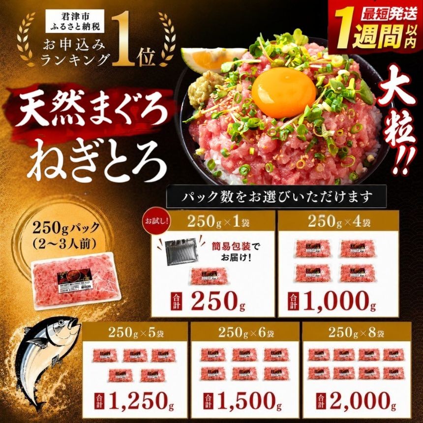 「ネギトロ丼」や「手巻き寿司」などにどうそ！
