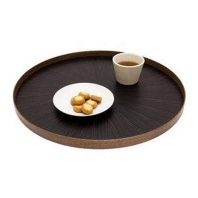 ふるさと納税 徳島市 Round RaysTray L　黒檀〜ebony〜【DR018】 |  | 01