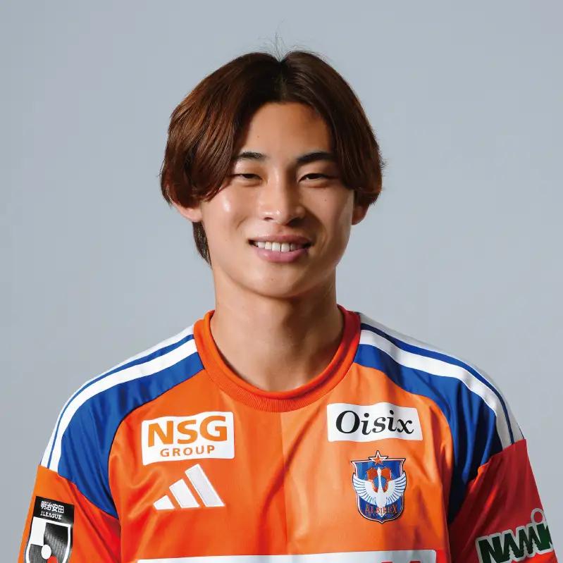アルビレックス新潟 笠井 佳祐選手メッセージ入りブロマイド写真＋全選手サイン入りユニフォーム XLサイズ